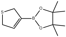 2-(2,5-二氢噻吩-3-基)-4,4,5,5-四甲基-1,3,2-二氧硼烷 结构式