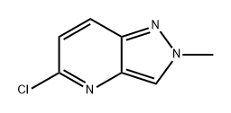 5-氯-2-甲基-2H-吡唑并[4,3-B]吡啶 结构式