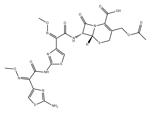 头孢噻肟杂质G 结构式