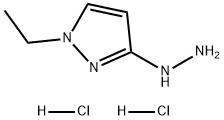 1-乙基-3-肼基-1H-吡唑盐酸盐 结构式