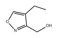 (4-乙基异噁唑-3-基)甲醇 结构式