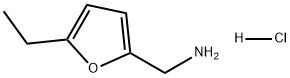 (5-乙基呋喃-2-基)甲胺(盐酸盐) 结构式