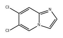 Imidazo[1,2-a]pyridine, 6,7-dichloro- 结构式