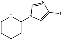 4-碘-1-(四氢2H-吡喃-2-基)-1H-咪唑 结构式