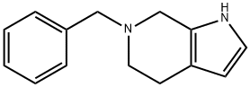 6-苄基-4,5,6,7-四氢1H-吡咯并[2,3-C]吡啶 结构式