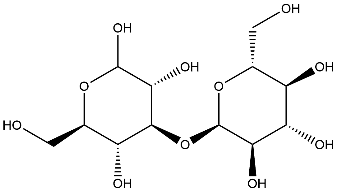 D-Glucopyranose, 3-O-α-D-glucopyranosyl- 结构式