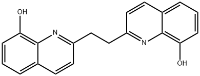 2,2''-(Ethane-1,2-diyl)bis(quinolin-8-ol) 结构式