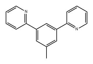 Pyridine, 2,2'-(5-methyl-1,3-phenylene)bis- 结构式