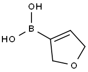 2,5-二氢呋喃-3-硼酸 结构式