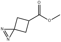 1,2-二氮杂螺[2.3]己-1-烯-5-羧酸甲酯 结构式