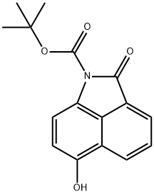 6-羟基-2-氧代苯并[CD]吲哚-1(2H)-羧酸叔丁酯 结构式