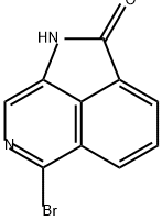 6-溴吡咯并[2,3,4-去]异喹啉-2(1H)-酮 结构式