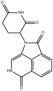 1-(2,6-二氧代-3-哌啶基)-1,7-二氢吡咯并[2,3,4-DE]异喹啉-2,6-二酮 结构式