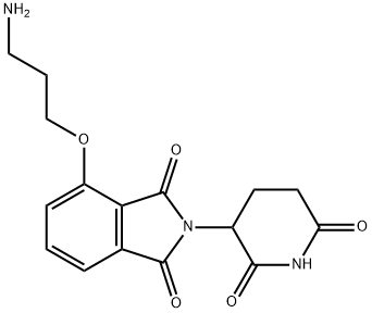沙利度胺-4-氧-丙胺 结构式