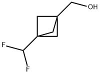 Bicyclo[1.1.1]pentane-1-methanol, 3-(difluoromethyl)- 结构式