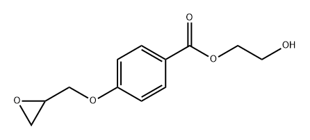 Benzoic acid, 4-(2-oxiranylmethoxy)-, 2-hydroxyethyl ester