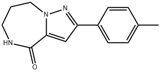 2-(p-tolyl)-5,6,7,8-tetrahydro-4H-pyrazolo[1,5-a][1,4]diazepin-4-one 结构式