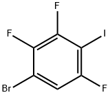 1-Bromo-2,3,5-trifluoro-4-iodobenzene 结构式