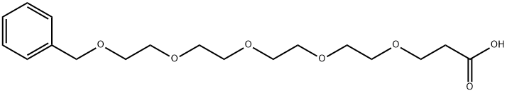 苄基-四聚乙二醇-羧酸 结构式