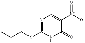 5-硝基-2-丙基氨基磺酰基-1H-嘧啶-6-酮 结构式