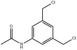 Acetamide, N-[3,5-bis(chloromethyl)phenyl]- 结构式