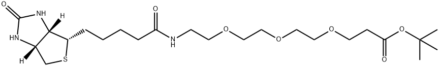 生物素-三聚乙二醇-叔丁酯 结构式