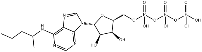 6-(1-MeBu)-ATP 结构式