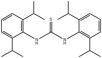 Thiourea, N,N'-bis[2,6-bis(1-methylethyl)phenyl]- 结构式