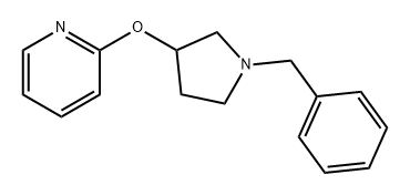 Pyridine, 2-[[1-(phenylmethyl)-3-pyrrolidinyl]oxy]- 结构式