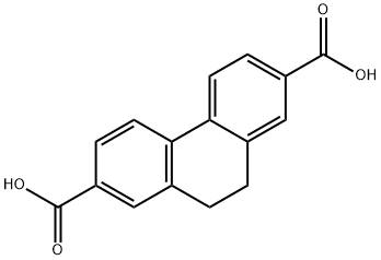 9,10-二氢菲-2,7-二甲酸 结构式