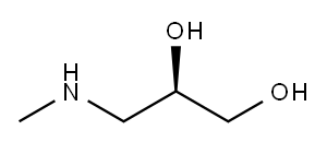 (R)-3-(甲氨基)丙烷-1,2-二醇 结构式