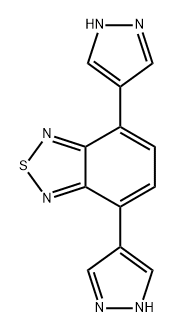 4,7-DI(1H-PYRAZOL-4-YL)BENZO[C][1,2,5]THIADIAZOLE 结构式