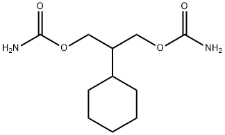 1,3-Propanediol, 2-cyclohexyl-, dicarbamate (8CI) 结构式