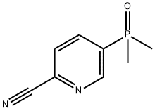 5-(二甲基磷酰基)吡啶-2-甲腈 结构式