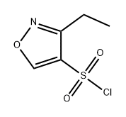 3-乙基-4-异噁唑磺酰氯 结构式