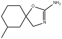 7-Methyl-1-oxa-3-azaspiro[4.5]dec-2-en-2-amine 结构式