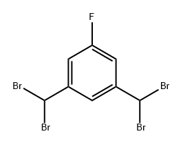 Benzene, 1,3-bis(dibromomethyl)-5-fluoro- 结构式