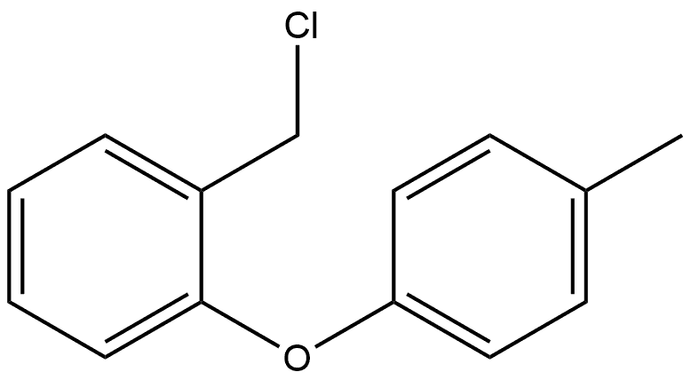 1-(氯甲基)-2-(对甲苯氧基)苯 结构式