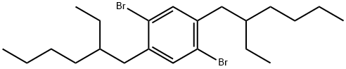 1,4-二溴-2,5-双(2-乙基己基)苯 结构式