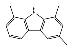 1,3,8-三甲基-9H-咔唑 结构式