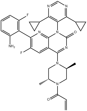 GARSORASIB 结构式