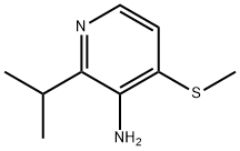 2-异丙基-3-氨基-4-甲硫醚基吡啶 结构式