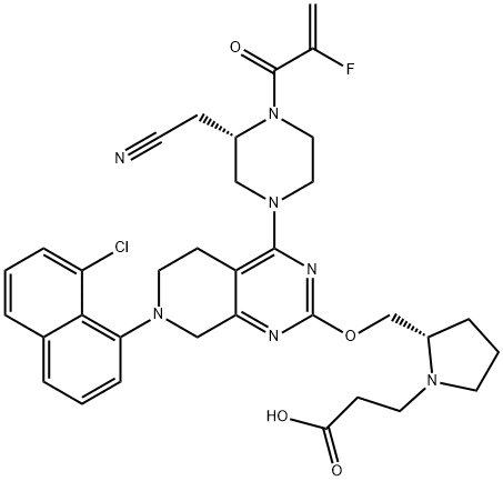 MRTX849-溴丙酸衍生物 结构式