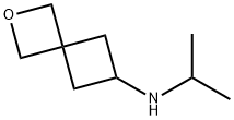 N-异丙基-2-氧杂螺[3.3]庚-6-胺 结构式