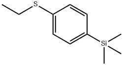 Benzene, 1-(ethylthio)-4-(trimethylsilyl)- 结构式