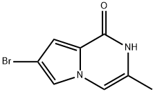 7-溴-3-甲基-吡咯并[1,2-A]吡嗪-1(2H)-酮 结构式