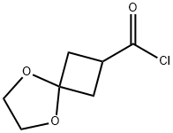 5,8-二氧杂螺[3.4]辛烷-2-甲酰氯 结构式