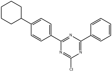 2-氯-4-(4-环己基苯基)-6-苯基-1,3,5-三嗪 结构式