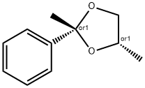 cis-(±)-2,4-dimethyl-2-phenyl-1,3-dioxolane 结构式