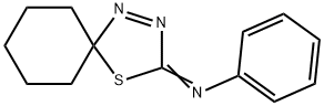N-(4-Thia-1,2-diazaspiro[4.5]dec-1-en-3-ylidene)aniline 结构式